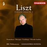 Liszt, F.: Symphonic Poems, Vol.  3  - Mazeppa / Heroide Funebre / Prometheus / Festklange