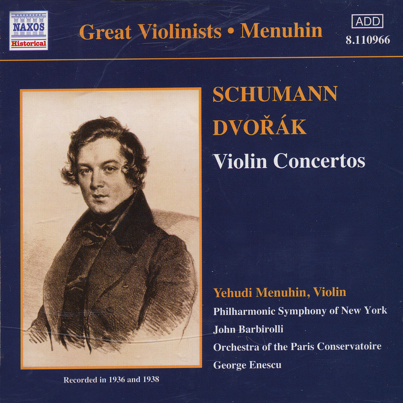 - Dvorak / Concertos (Menuhin) (1936, 1938)