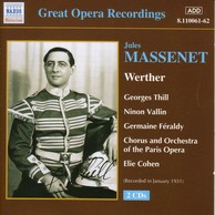Massenet: Werther (Thill, Vallin) (1931)