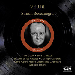 Verdi, G.: Simon Boccanegra (Gobbi, Christoff, Los Angeles, Santini) (1957)