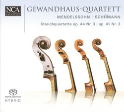Mendelssohn, Felix: String Quartet No. 5 / Schumann, R.: String Quartet No. 3