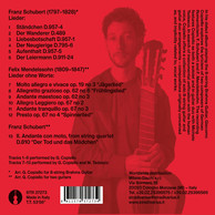 Franz Schubert | Felix Mendelssohn: Lieder