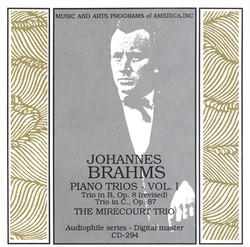 Brahms: Piano Trios Nos. 1 and 2