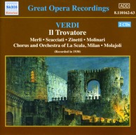 Verdi: Trovatore (Il) (La Scala, Molajoli) (1930)