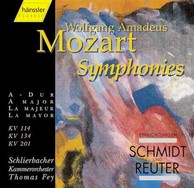 Wolfgang Amadeus Mozart - Symphonies in A