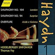 Joseph Haydn - Symphonies Nos. 94, 104 & Overture Acide e Galatea