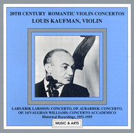 Larsson / Barber / Vaughan Williams: Violin Concertos (Kaufman) (1951-1955)