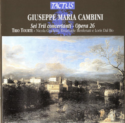 Cambini: Sei Trii concertanti - Opera 26