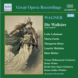 Wagner, R.: Walkure (Die), Acts I and Ii (Ring Cycle 2) (Bruno Walter) (1938)
