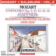 Mozart: Symphonien Nos. 9, 10, 43, 42 & 35, 