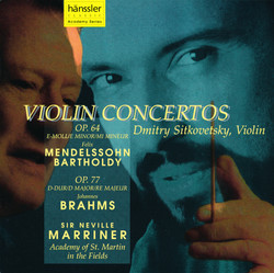 Johannes Brahms, Felix Mendelssohn-Bartholdy - Violin Concertos