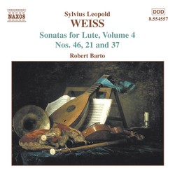 Weiss, S.L.: Lute Sonatas, Vol.  4  - Nos. 21, 37, 46