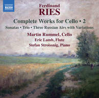 Ries: Complete Works for Cello, Vol. 2