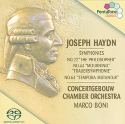 Haydn: Symphonies Nos. 22, 44, 64