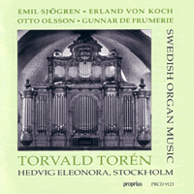 Torén, Torvald - Swedish Organ Music