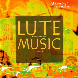 Lute Music, Volume 2: Early Italian Renaissance Music