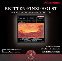 Britten, Finzi & Holst: Sacred Works
