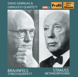 Braunfels: String Quintet, Op. 63 - Strauss: Metamorphosen, TrV 290