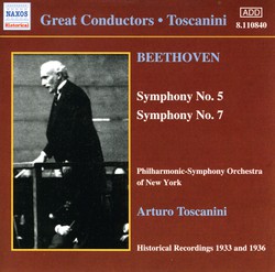 Beethoven Symphonies Nos. 5 and 7 (Toscanini) (1933, 1936)