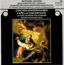 M. Haydn: St. Leopold Mass, MH 837 & Pro festo sanctissimae innocentium, MH 548