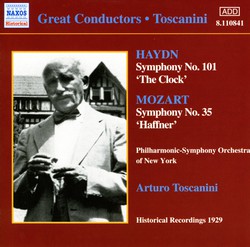 Haydn / Mozart: Symphonies (Toscanini) (1929)