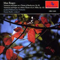 Reger: Variations and Fugue on a Theme of Beethoven / Variations and Fugue on a Theme of J.A. Hiller