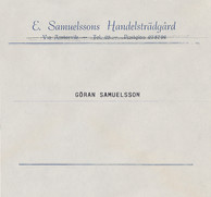 E. Samuelsssons Handelsträdgård