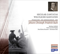 Bach, J.C.F.: Secular Cantatas