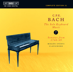C.P.E. Bach: Solo Keyboard Music, Vol. 7
