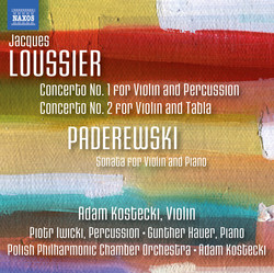 Loussier & Paderewski: Works for Violin