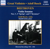 Beethoven: Violin Sonatas (Busch) (1931-1941)