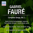Faure: Complete Songs, Vol. 1