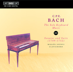 C.P.E. Bach: Solo Keyboard Music, Vol.10