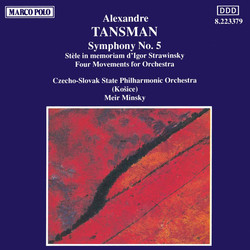 Tansman: Symphony No. 5 / Four Movements