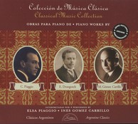 Piano works by Ernesto Drangosch - Celestino Piaggio - Manuel Gomez Carrillo