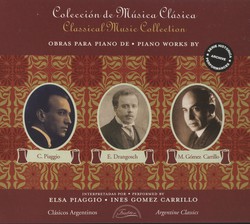 Piano works by Ernesto Drangosch - Celestino Piaggio - Manuel Gomez Carrillo