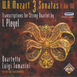 Mozart: 3 Sonatas, K. Anh.166 (Arr. for String Quartet)