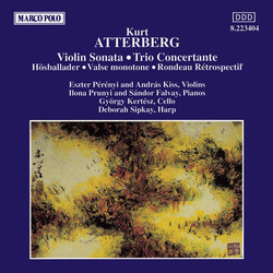 Atterberg: Violin Sonata / Trio Concertante