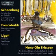 Organ music by Schoenberg and Ligeti