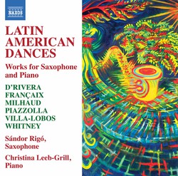 Latin American Dances: Works for Saxophone & Piano