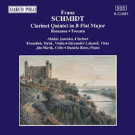 Schmidt: Clarinet Quintet in B Flat Major / Romance