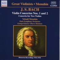 Bach, J.S.: Violin Concertos Nos. 1 and 2  (Menuhin) (1932-1936)
