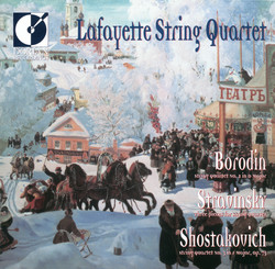 Borodin, A.P.: String Quartet No. 2 / Stravinsky, I.: 3 Pieces for String Quartet / Shostakovich, D.: String Quartet No. 3