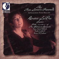 Vocal Recital: Larue, Custer (The Lover's Farewell - Appalachian Foilk Ballads)