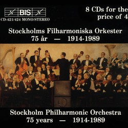 Stockholm Philharmonic Orchestra 75 years 1914-1989