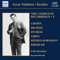 Kreisler: Complete Recordings, Vol. 5 (1919-1924)