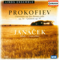 Prokofiev, S.: Oboe Quintet, Op. 39 / Overture On Hebrew Themes / Janacek, L.: Youth Suite
