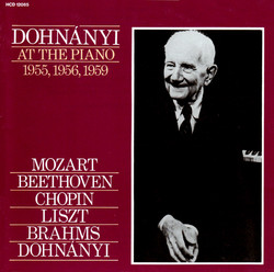 Dohnanyi At The Piano (1955, 1956, 1959)