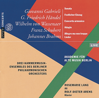 Schubert / Brahms / Gabrieli / Händel / von Wassenaer / Brahms