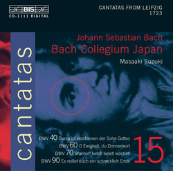 J.S. Bach - Cantatas, Vol.15 (BWV 40, 60, 70, 90)